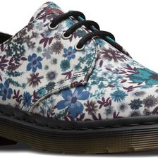 Dr. Martens Lester 3-Eye Shoe Off White Wanderlust T Canvas
