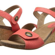 Incaltaminte Femei SoftWalk Jordan Coral Snake Embossed Leather
