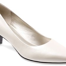 Trotters Paulina White Pearl Kid Leather