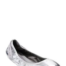 Incaltaminte Femei Cole Haan ZeroGrand Ballet Flat SILVER METALLIC