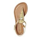 Incaltaminte Femei GUESS Sian T-Strap Sandals gold multi leather