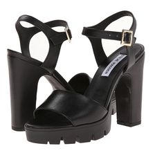 Steve Madden Traiin Black Leather