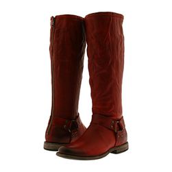 Incaltaminte Femei Frye Phillip Harness Tall Burnt Red Soft Vintage Leather