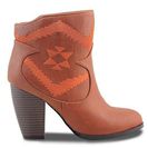 Incaltaminte Femei Michael Antonio Master Western Bootie Cognac