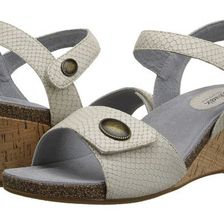 Incaltaminte Femei SoftWalk Jordan Light Grey Snake Embossed Leather
