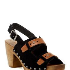 Incaltaminte Femei Kelsi Dagger Ben Contrast Chunky Sandal BLACK