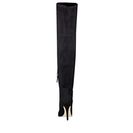 Incaltaminte Femei GUESS Zonian Faux-Suede Over-the-Knee Boots black multi fabric