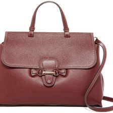 Valentino By Mario Valentino Olimpia Leather Satchel BREAD