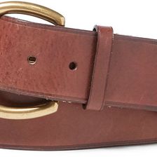 Ralph Lauren Burnished Leather Belt Brown