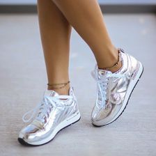 Pantofi Sport Zarius Argintii